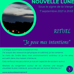 Lire la suite à propos de l’article Rituel de la nouvelle lune de la Vierge 2021