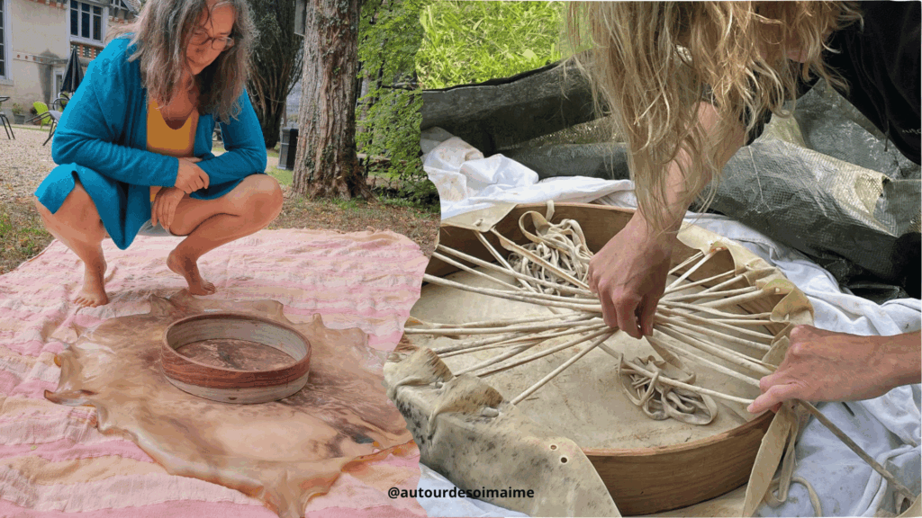 Stage de fabrication de tambour chamanique dans le doubs (25), dans le jura (39)