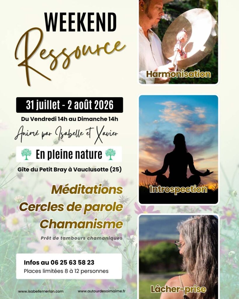 Weekend bien être fin juillet 2026 - doubs 25
