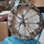 tambour chamanique diam 35cm en peau de Cerf