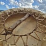 Tambour chamanique en peau de chèvre